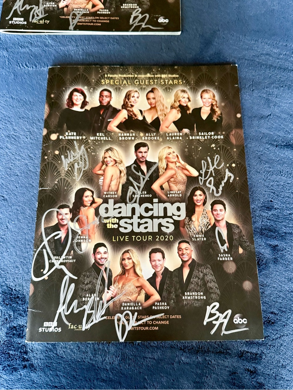 DWTS Dancing With the Stars 2020 VIP Signed Program Val Jenna Emma Daniella